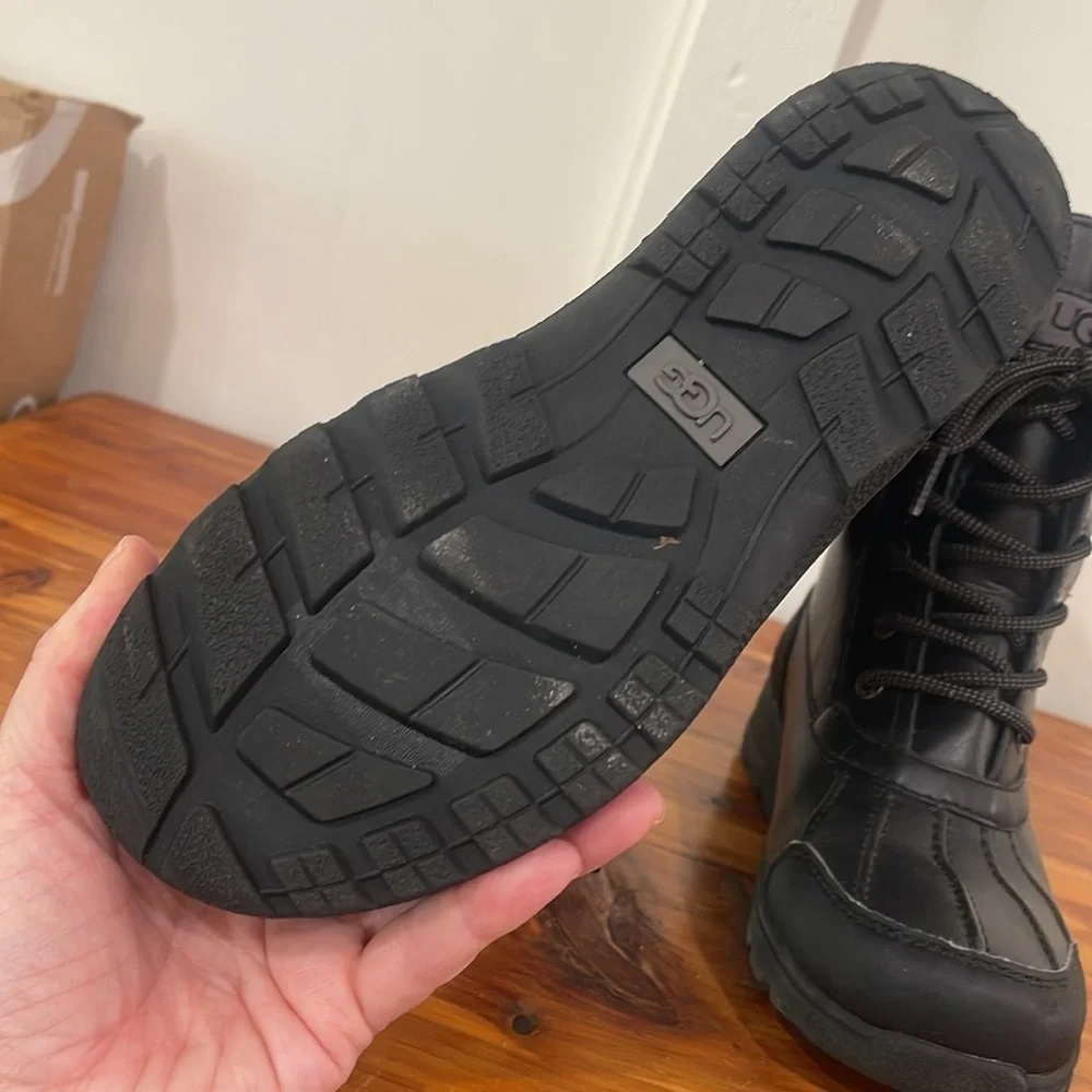 UGG Butte II CWR Black Waterproof Boots
